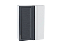 Шкаф верхний прямой угловой Сканди (920х700х345) Белый/graphite softwood