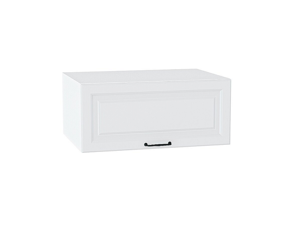 Шкаф верхний горизонтальный с увеличенной глубиной Ницца (358х800) Белый/blanco