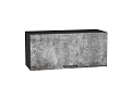 Шкаф верхний горизонтальный Флэт (358х800х318) graphite/temple stone 2s