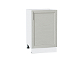 Шкаф нижний с 1-ой дверцей Сканди (816х500х480) Белый/cappuccino softwood
