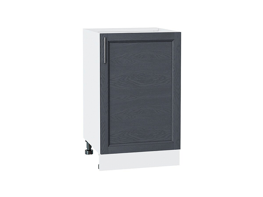 Шкаф нижний с 1-ой дверцей Сканди (816х500х480) Белый/graphite softwood