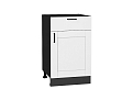 Шкаф нижний с 1-ой дверцей и ящиком Лофт (816х500х480) graphite/super white